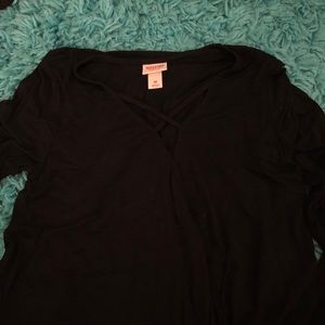 Target black longsleeve top